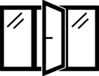 سه لنگه - بازشو وسط